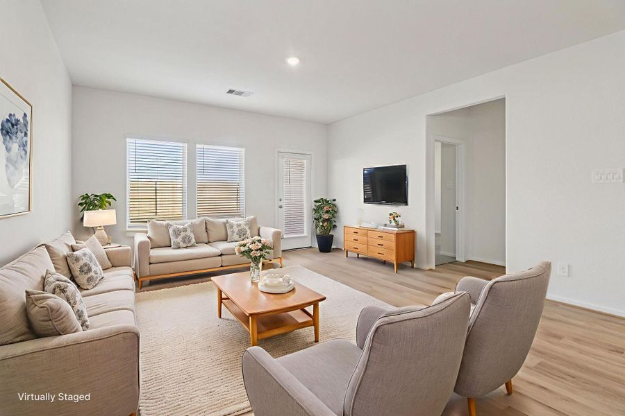 Furnished interior view inside a new home in Sundance Cove - Traditional Series, Crosby (Image 12).