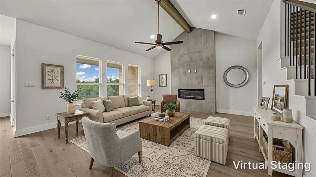 Virtual staging