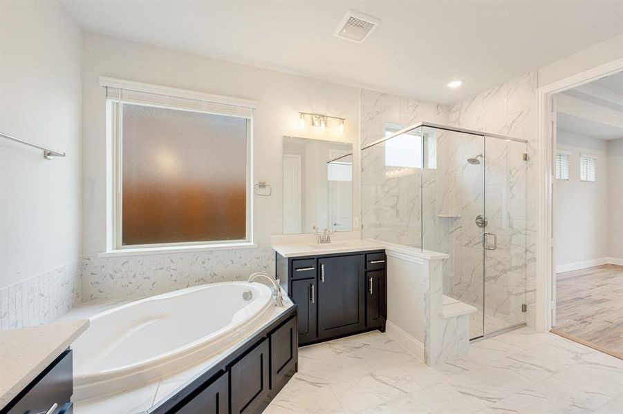 Furnished interior view inside a new home in Mockingbird Heights Classic 60, Midlothian (Image 11).