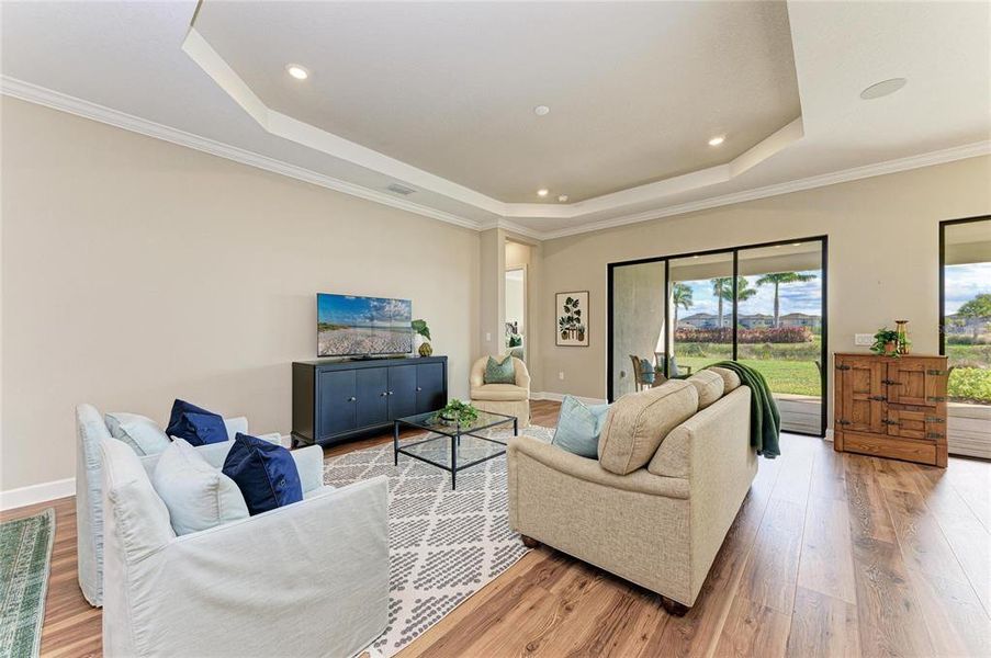 Furnished interior view inside a new home in , Sarasota (Image 12). Furnished interior view inside a new home in , Sarasota (Image 12).