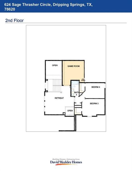 Floor Plan - 2nd Floor