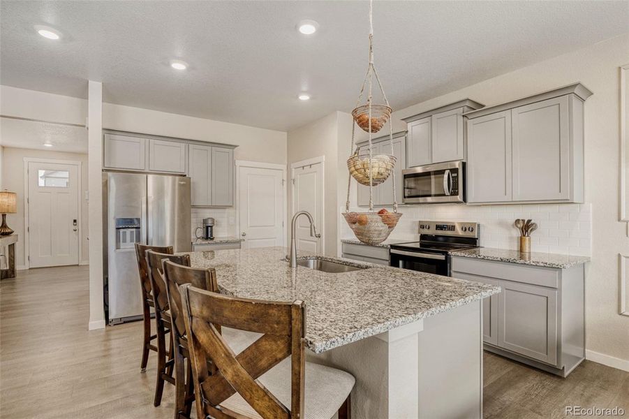 Furnished interior view inside a new home in Spring Valley Ranch, Elizabeth (Image 12). Furnished interior view inside a new home in Spring Valley Ranch, Elizabeth (Image 12).