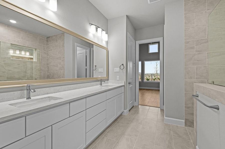 REPRESENTATIVE PHOTO: Big vanity at Master Bath!