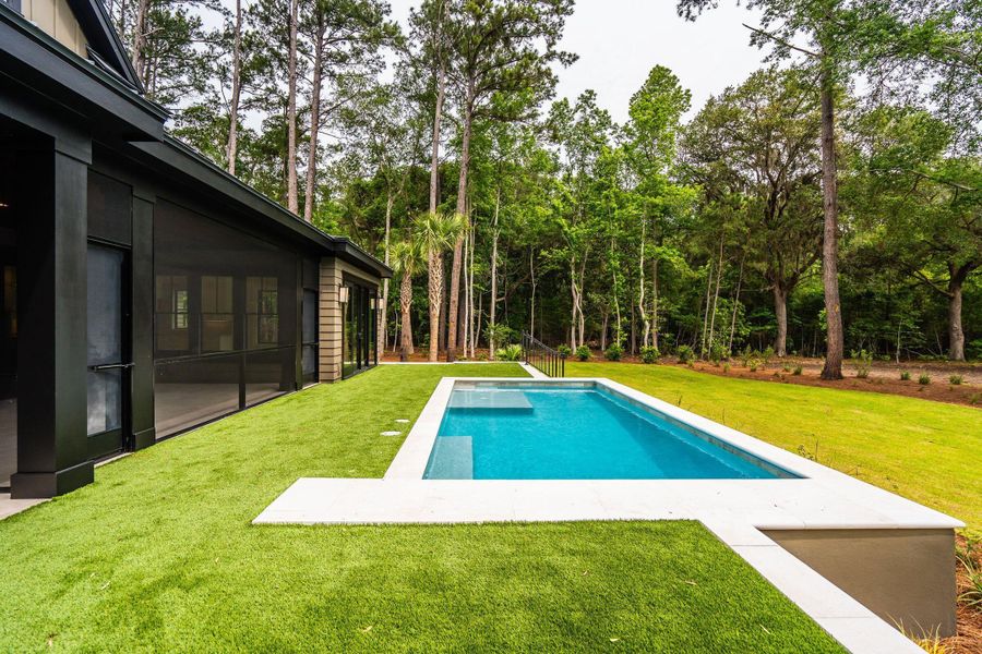 Exterior details and patio area of a home in , Johns Island (Image 57).