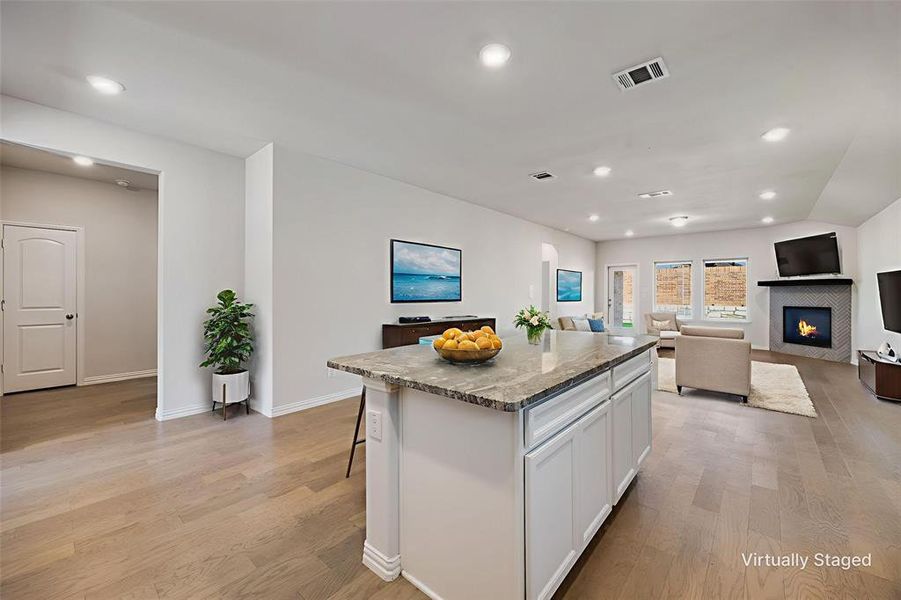 Furnished interior view inside a new home in , Princeton (Image 7).