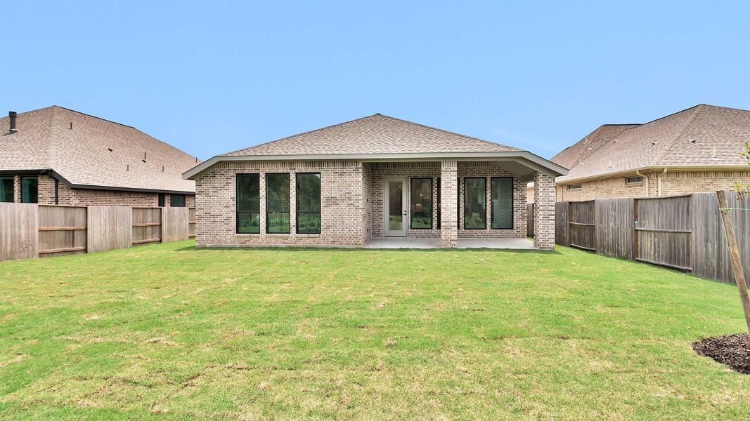 Exterior details and patio area of a home in , Manvel (Image 3). Exterior details and patio area of a home in , Manvel (Image 3).