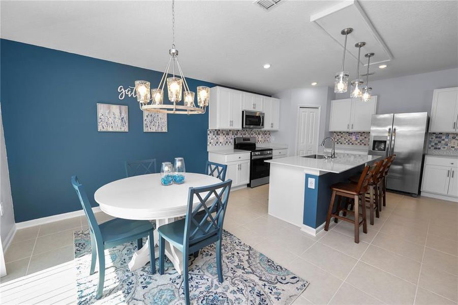 Furnished interior view inside a new home in Hunt Club Groves, Lake Wales (Image 6).