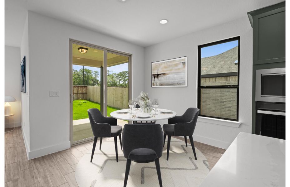 Furnished interior view inside a new home in Davis Ranch, San Antonio (Image 4). Furnished interior view inside a new home in Davis Ranch, San Antonio (Image 4).