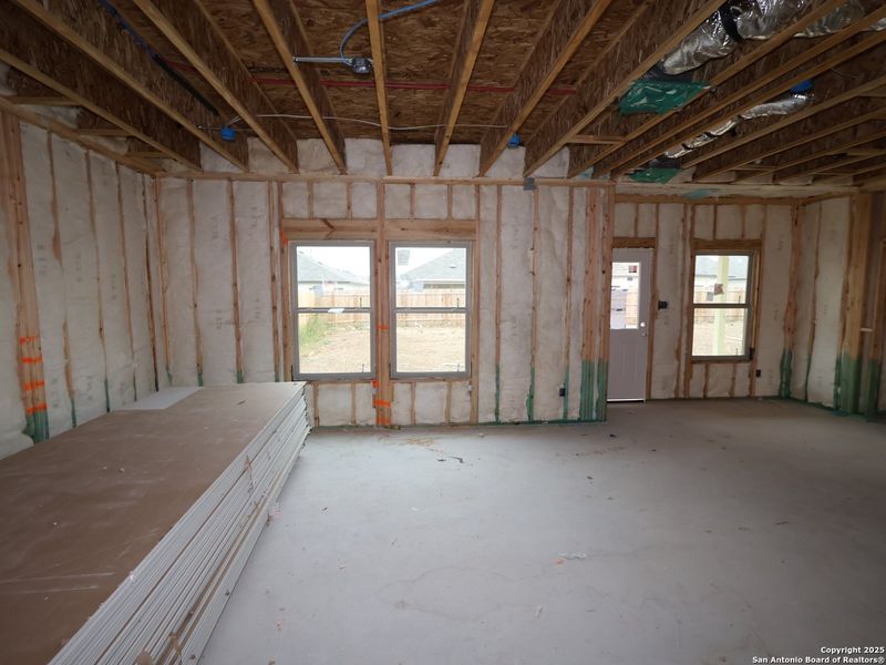 In-progress construction of a new home in Winding Brook, San Antonio, TX (Image 26).