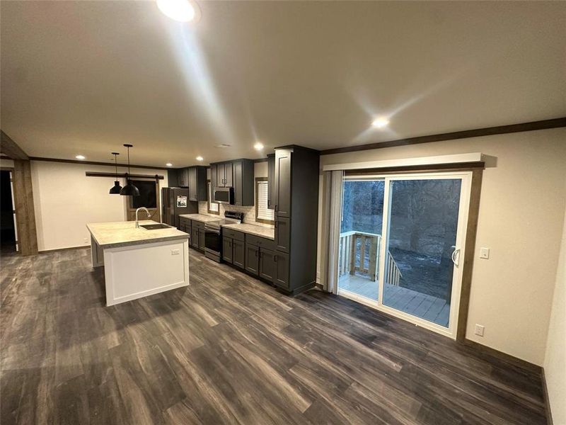 Furnished interior view inside a new home in , Decatur (Image 6).