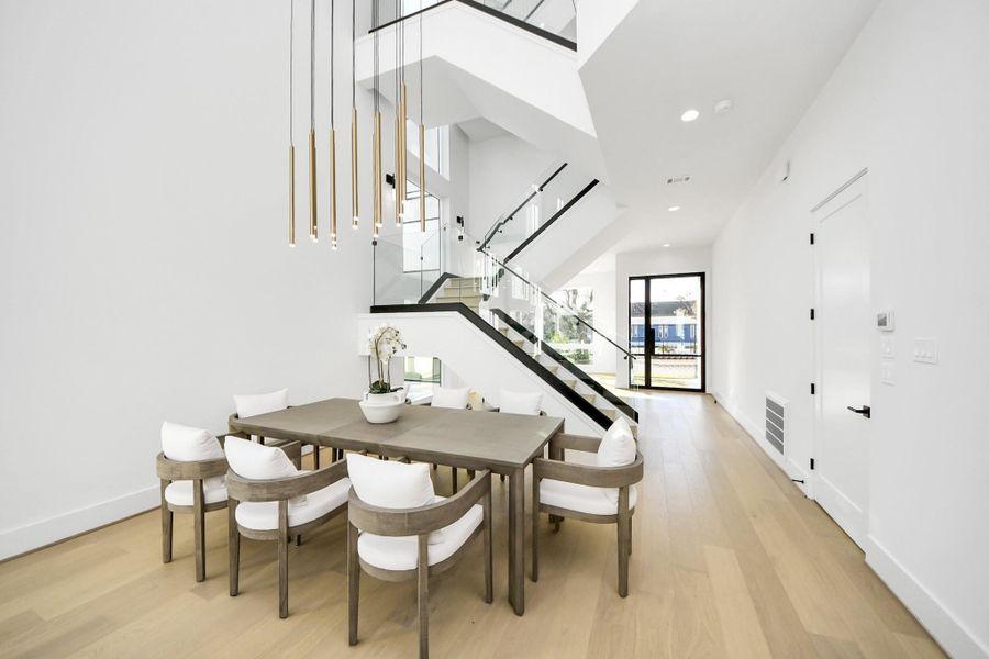 Furnished interior view inside a new home in , Houston (Image 18).