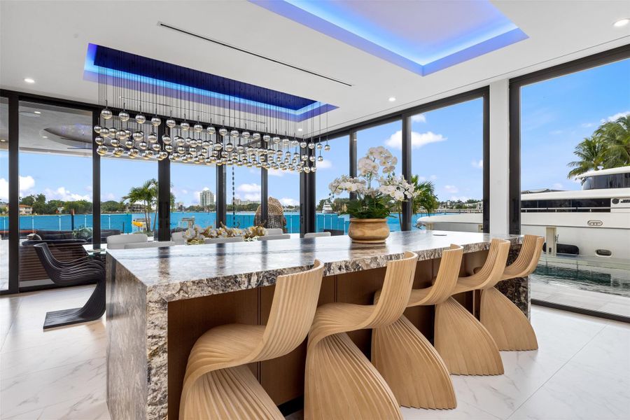 Furnished interior view inside a new home in , Fort Lauderdale (Image 15).