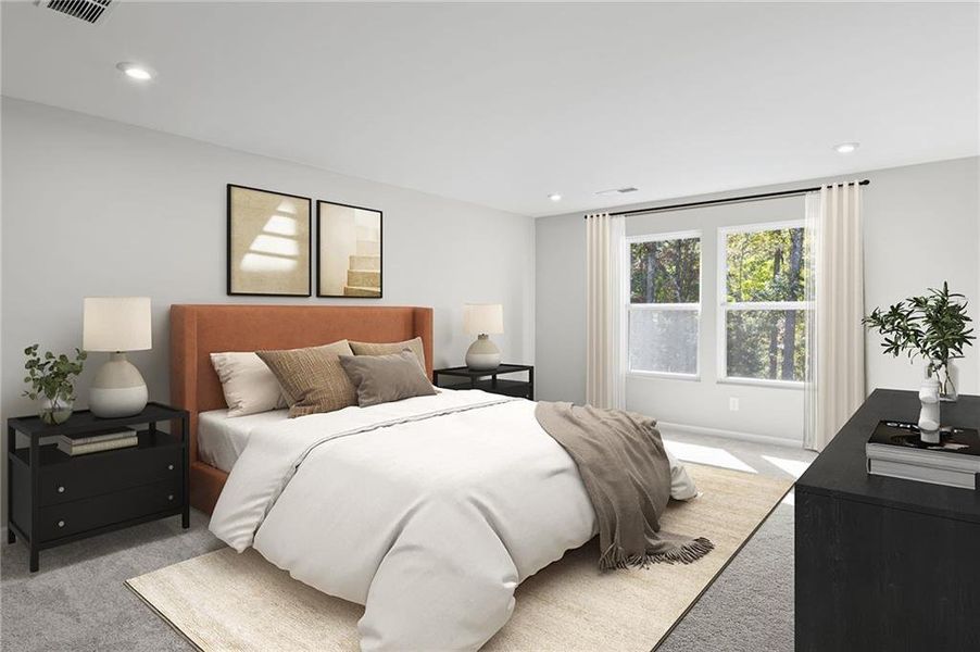 Furnished interior view inside a new home in Sage Woods, Dallas (Image 14).