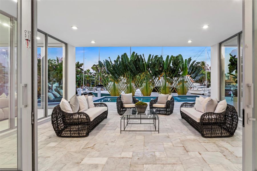 Exterior details and patio area of a home in , Fort Lauderdale (Image 20).