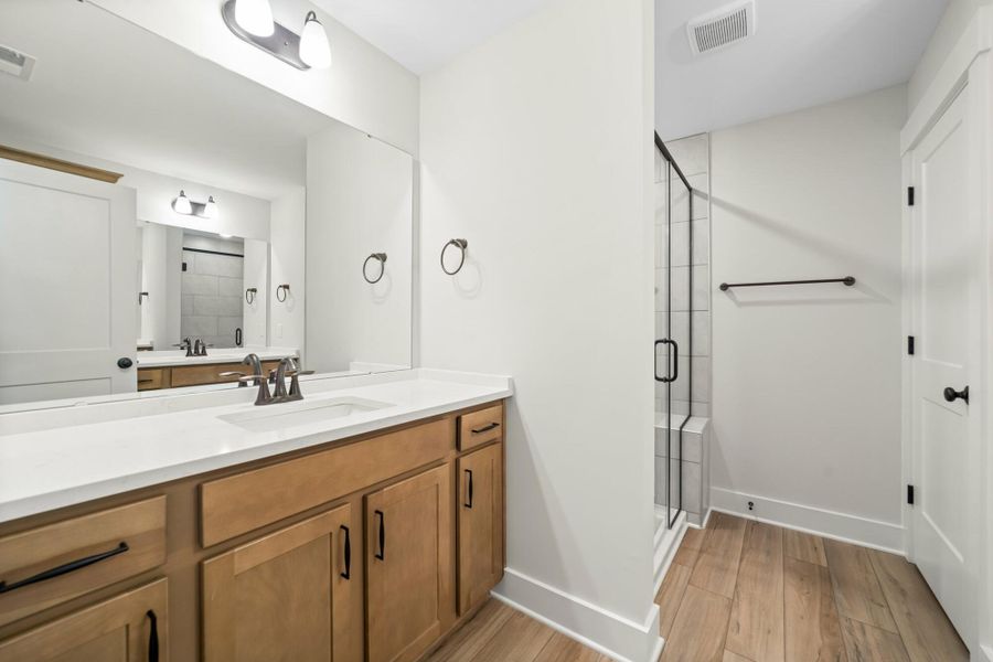 Furnished interior view inside a new home in Harbor Crossing, Greensboro (Image 11).