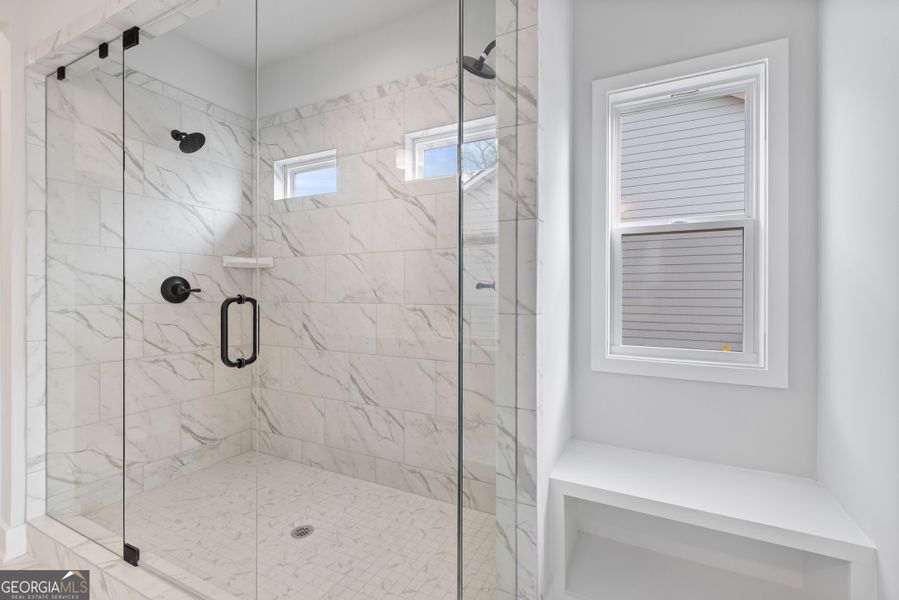 Furnished interior view inside a new home in Rosewood Lake Preserve, Hoschton (Image 16).