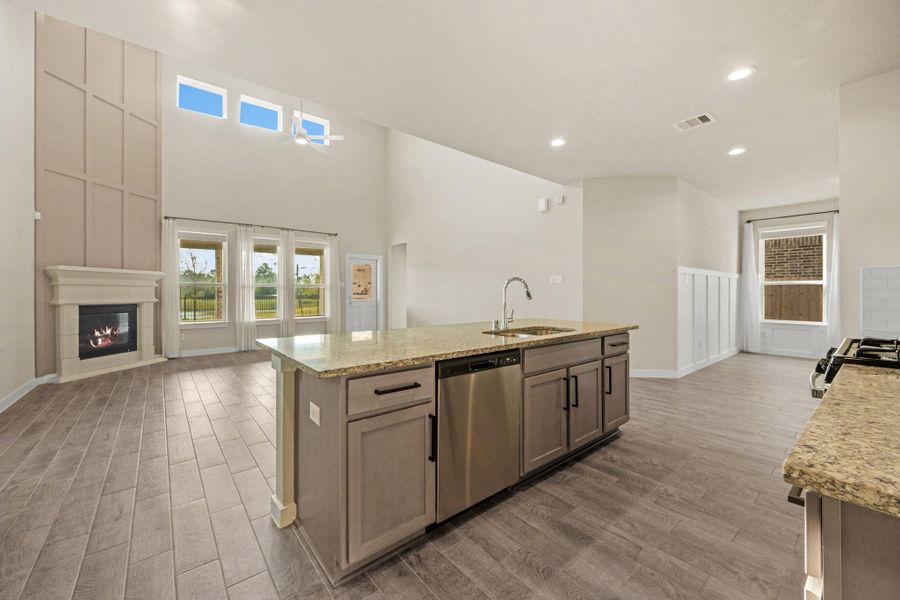 Furnished interior view inside a new home in Balmoral, Humble (Image 12). Furnished interior view inside a new home in Balmoral, Humble (Image 12).