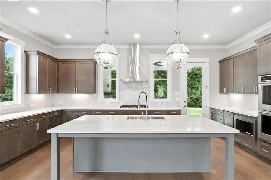 Furnished interior view inside a new home in Old Town Estates, Monroe (Image 8).