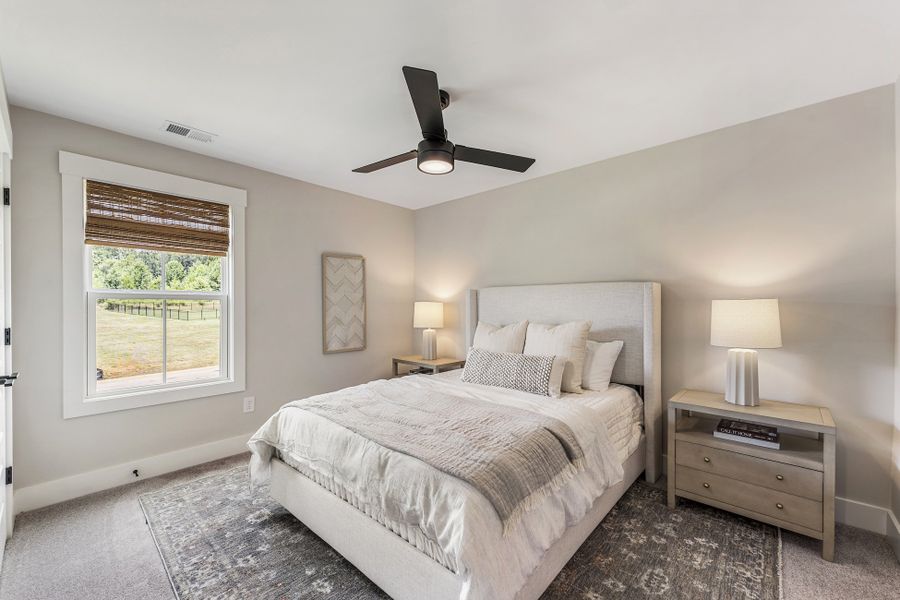 Representative furnished interior of a home built from the Savannah by Hunter Quinn Homes in Double Springs, Taylors (Image 44).