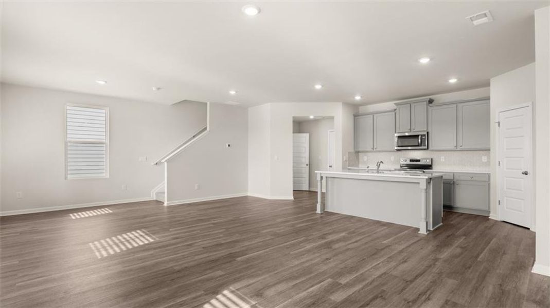 Spacious, unfurnished interior of a new home in Brookland Commons, Monroe (Image 16).