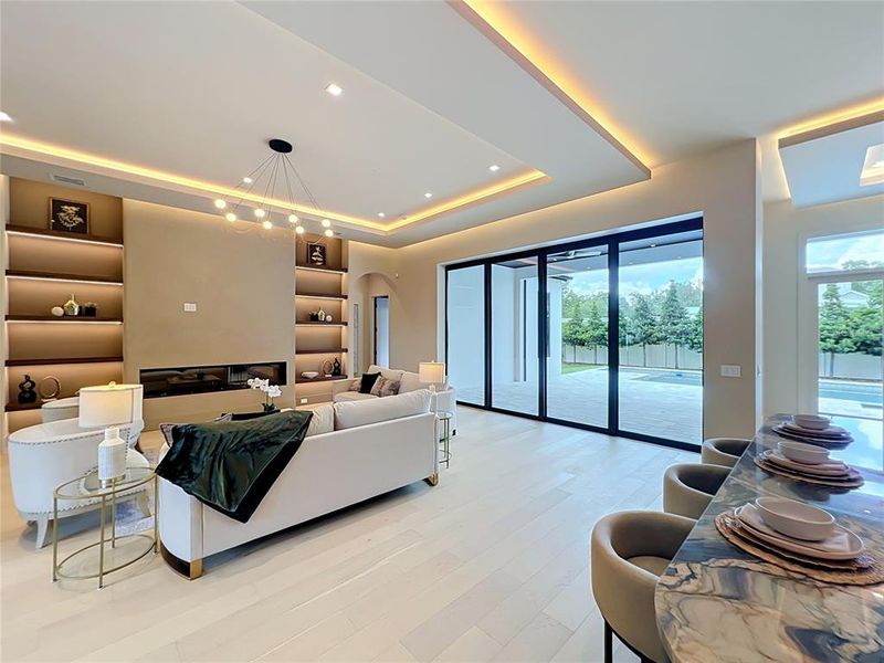 Furnished interior view inside a new home in , Winter Park (Image 5). Furnished interior view inside a new home in , Winter Park (Image 5).