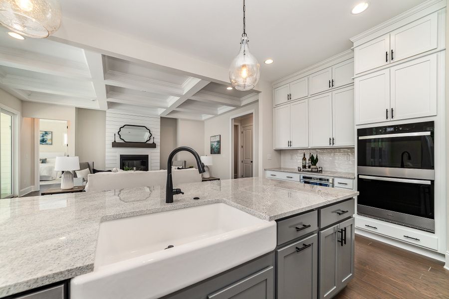 Representative furnished interior of a home built from the Madison by Greybrook Homes in Harbor Watch, Statesville (Image 17).