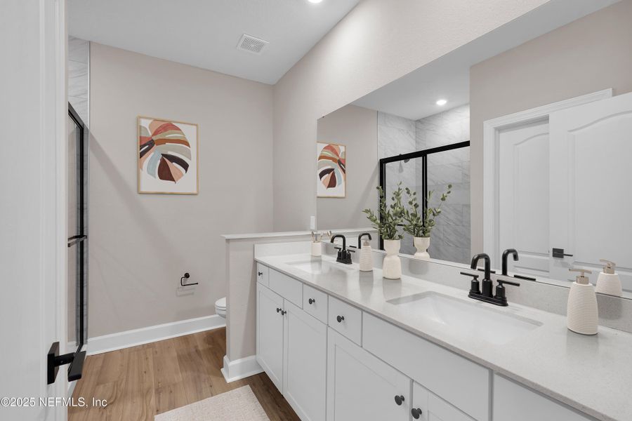 Furnished interior view inside a new home in Jennings Farm, Middleburg (Image 4).