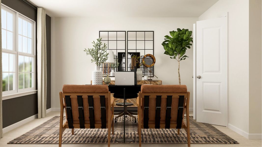 Representative furnished interior of a home built from the Cypress by Lennar in Elizabeth: Arbor, Fort Mill (Image 36).