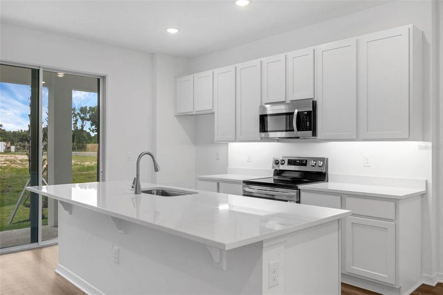Furnished interior view inside a new home in Delaney Reserve, Deland (Image 10).