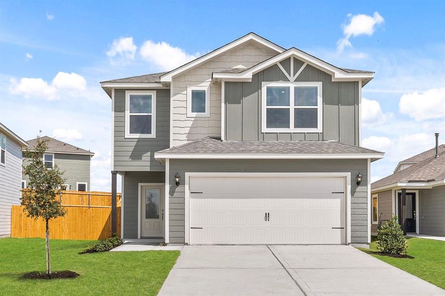 Example of Juniper to be built at 8305 Silverbow Drive Interior finishes may differ, then shown in photos. Estimated construction completion Dec 2025.