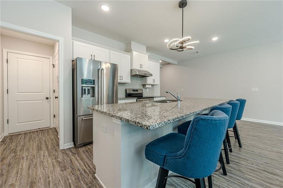 Furnished interior view inside a new home in , Atlanta (Image 11).