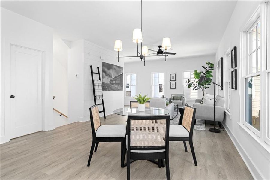Furnished interior view inside a new home in Stillwood, Hapeville (Image 8).