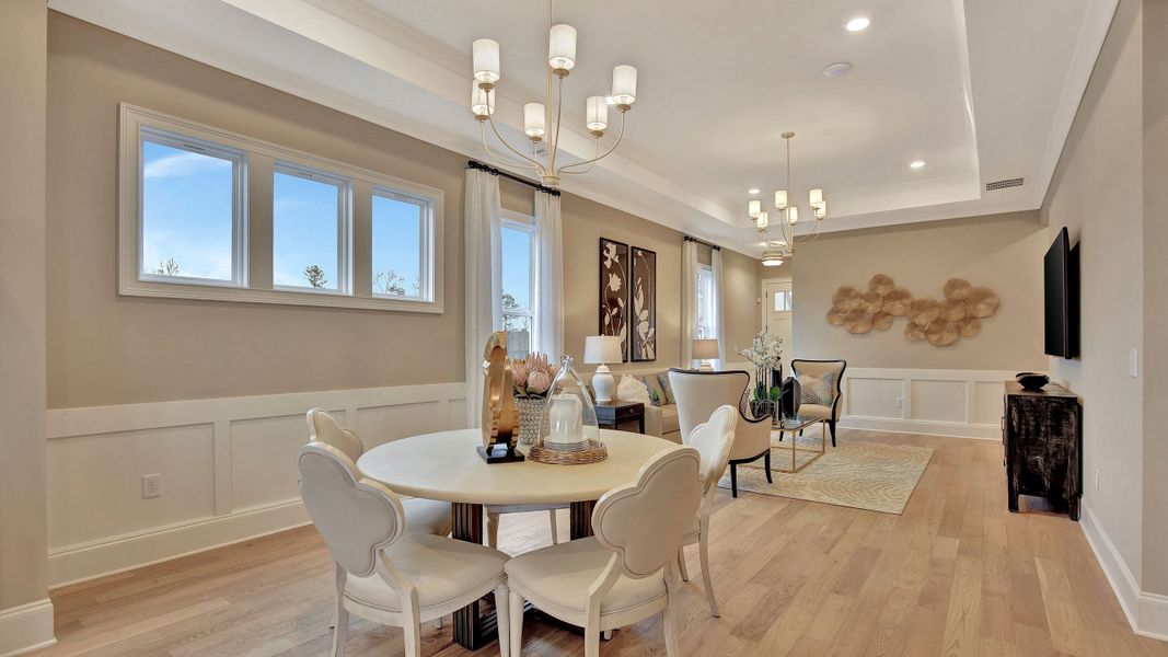 Great Room and Dining Space | Model images from sister community Great Room and Dining Space | Model images from sister community