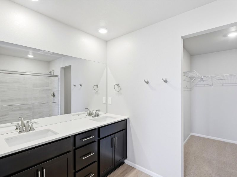Furnished interior view inside a new home in Three Hills, Morrison (Image 7).
