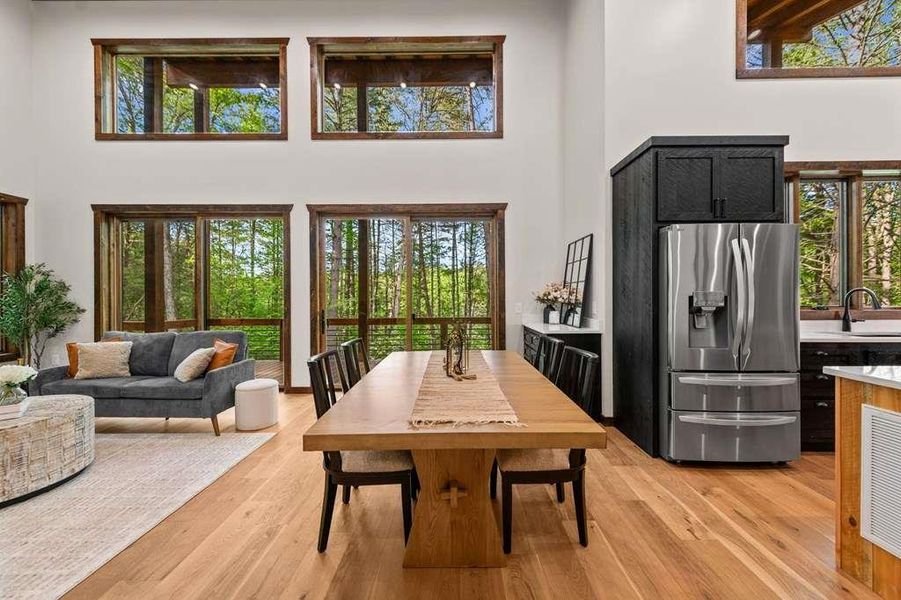 Furnished interior view inside a new home in , Blue Ridge (Image 11).
