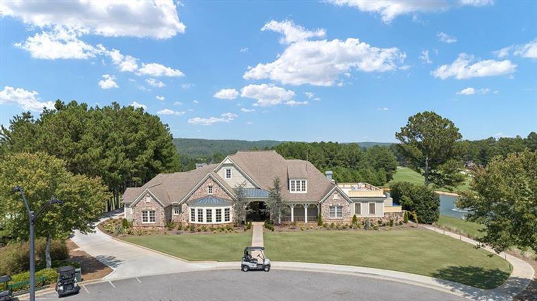 Front exterior of a new home in Lost Creek, Dallas, GA, highlighting curb appeal (Image 2).