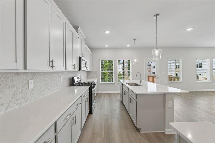 Furnished interior view inside a new home in Martin Springs - Estate Series, Lawrenceville (Image 13).