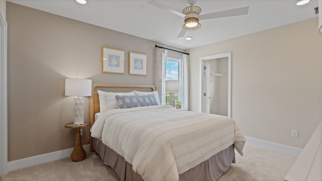 Representative furnished interior of a home built from the Sweetgum by DRB Homes in Trailside, Mount Dora (Image 70).