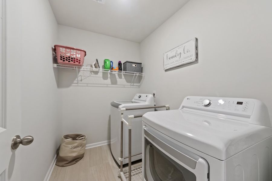 Furnished interior view inside a new home in The Ponds, Summerville (Image 27).