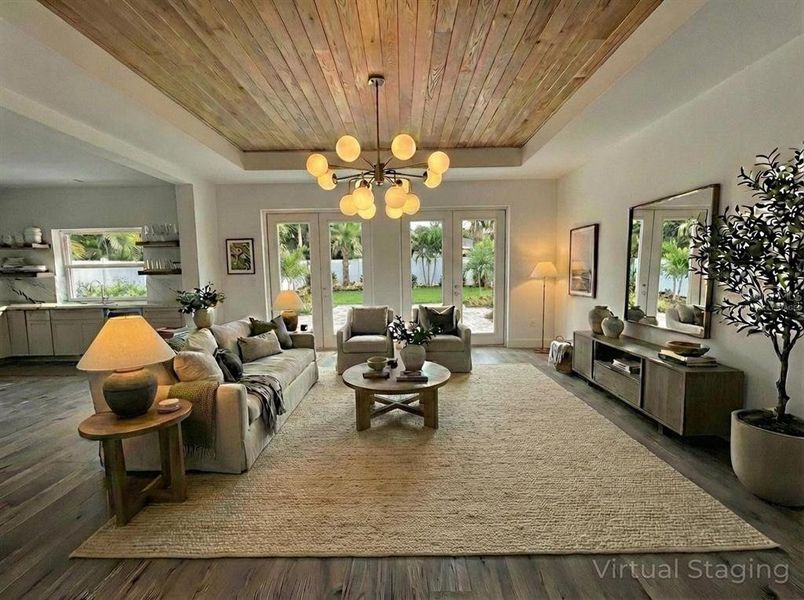 Furnished interior view inside a new home in City of Tampa, Tampa (Image 6).