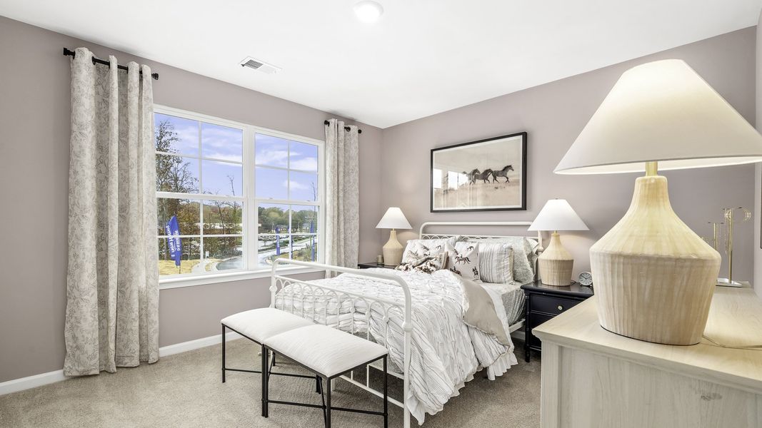 Representative furnished interior of a home built from the Hayden by D.R. Horton in Brookhaven, Greensboro (Image 18).