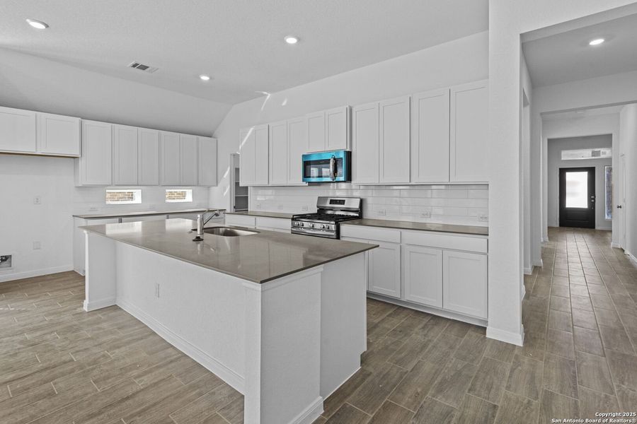 Furnished interior view inside a new home in Gatehouse: Brookstone II Collection, New Braunfels (Image 5). Furnished interior view inside a new home in Gatehouse: Brookstone II Collection, New Braunfels (Image 5).