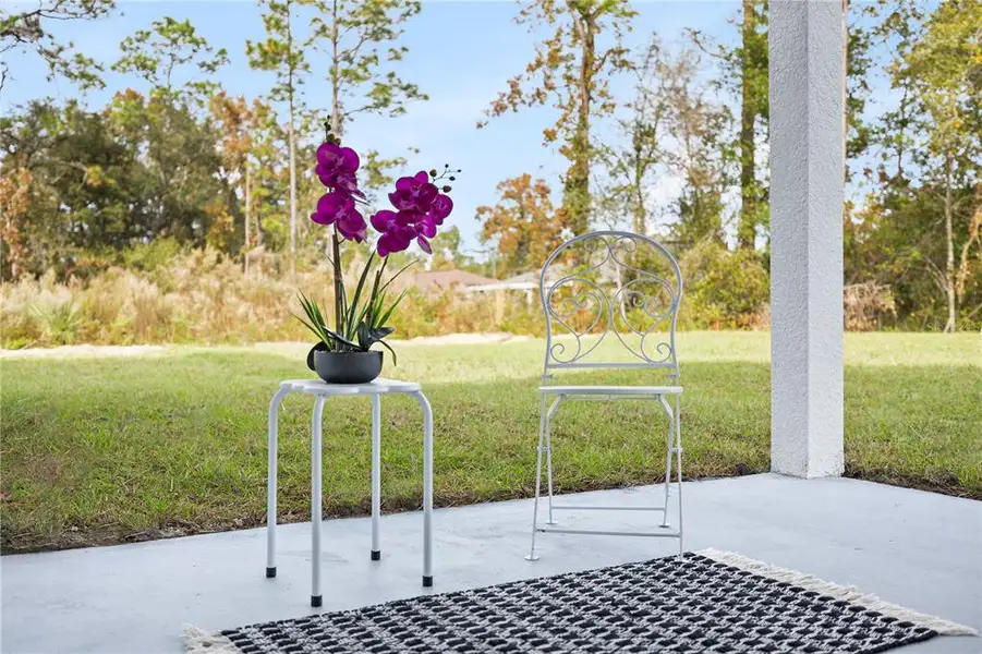 Exterior details and patio area of a home in , Citrus Springs (Image 3). Exterior details and patio area of a home in , Citrus Springs (Image 3).