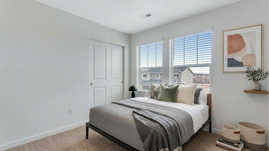 Furnished interior view inside a new home in Ellston Park, Colorado Springs (Image 12). Furnished interior view inside a new home in Ellston Park, Colorado Springs (Image 12).
