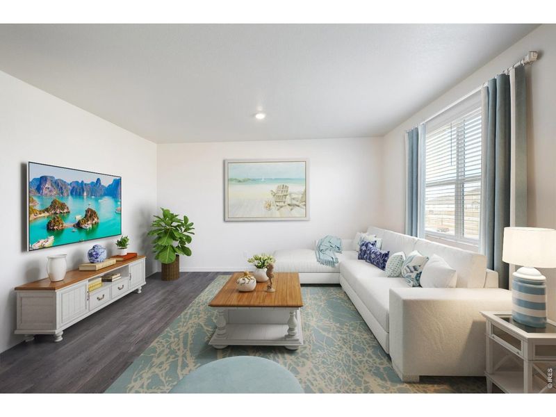 Furnished interior view inside a new home in , Greeley (Image 7).