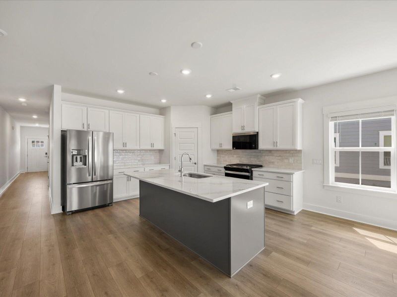 Furnished interior view inside a new home in The Coves at Lakes of Cane Bay, Summerville (Image 14). Furnished interior view inside a new home in The Coves at Lakes of Cane Bay, Summerville (Image 14).