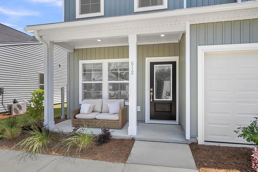 Exterior details and patio area of a home in , Summerville (Image 4). Exterior details and patio area of a home in , Summerville (Image 4).