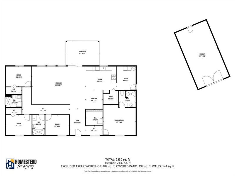 2D floor plan layout of this home in , Gainesville, TX (Image 4).