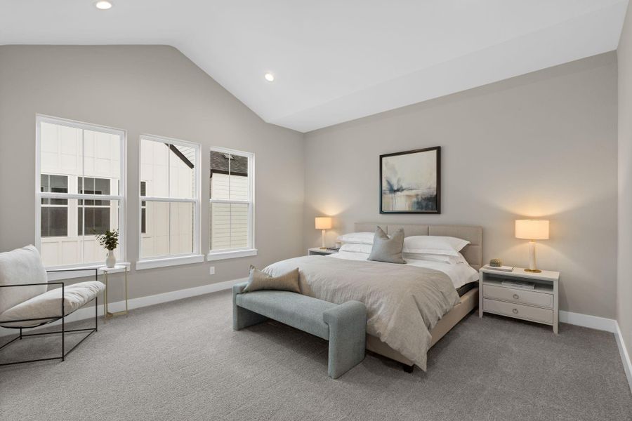 Furnished interior view inside a new home in , Houston (Image 18).