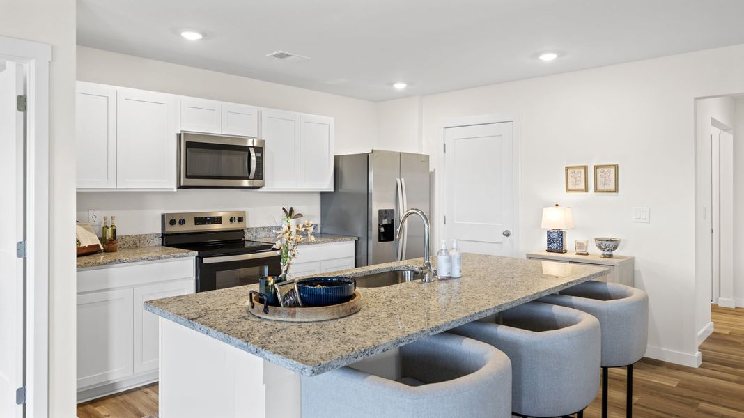 Furnished interior view inside a new home in The Preserve at Davis Place, Athens (Image 12).